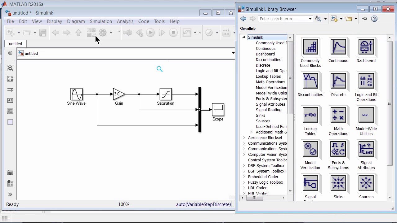 Simulink Block Diagram Interface