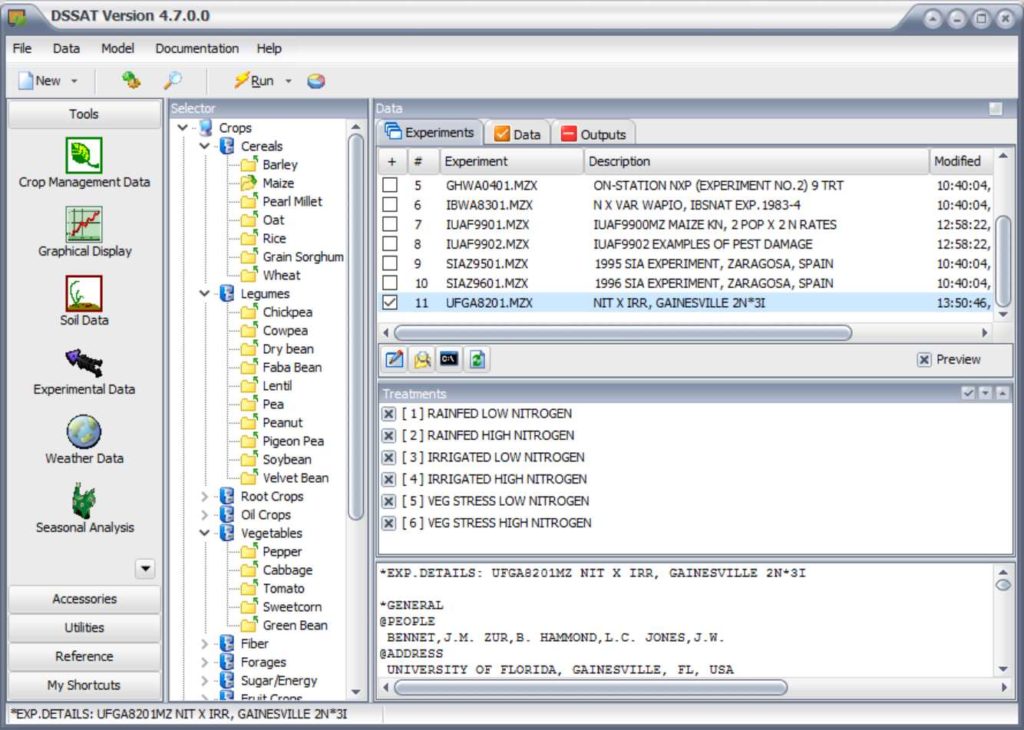 DSSAT System Architecture