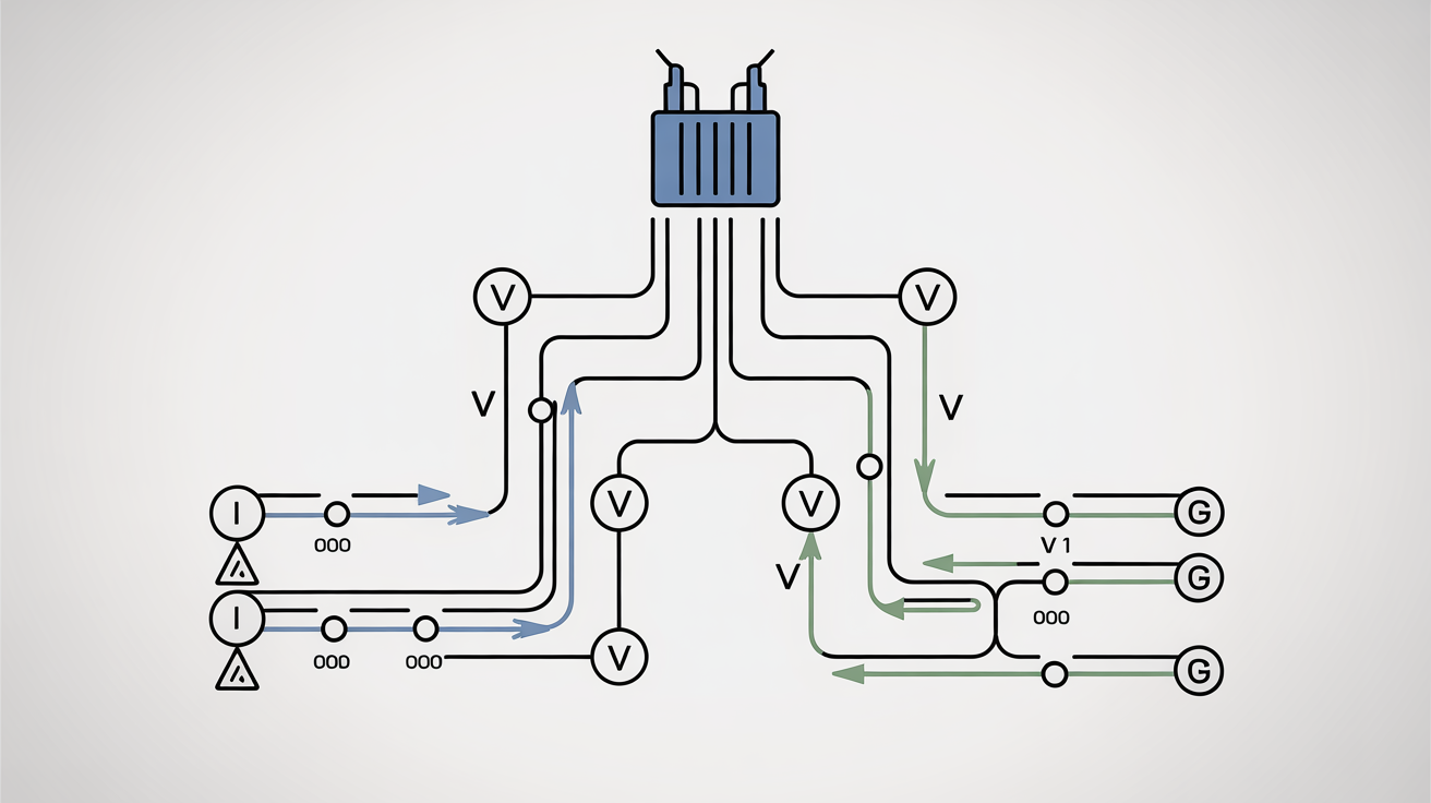 Power flow analysis visualization in OpenDSS