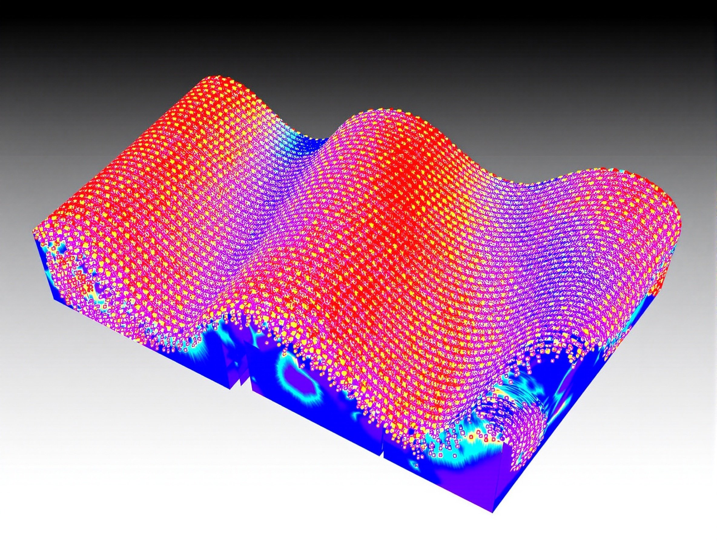 Spinodal decomposition phase separation patterns