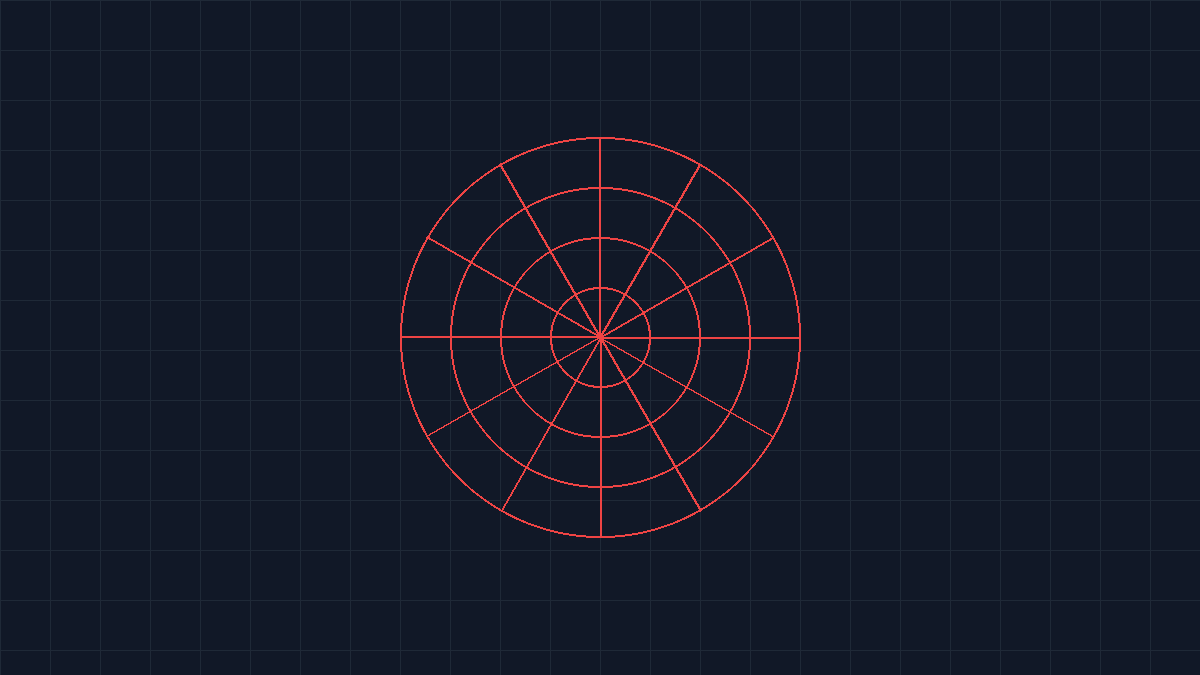 Electronic warfare scenario with radar coverage zones