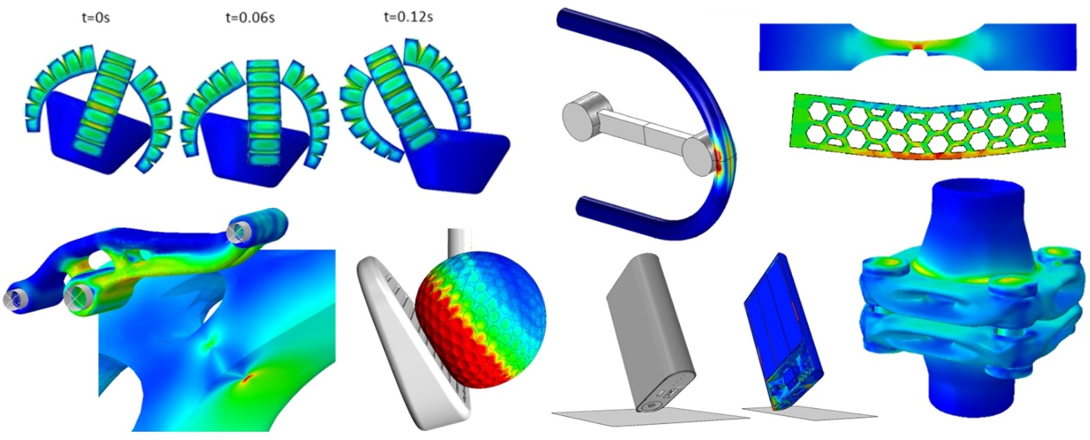 Structural finite element analysis visualization
