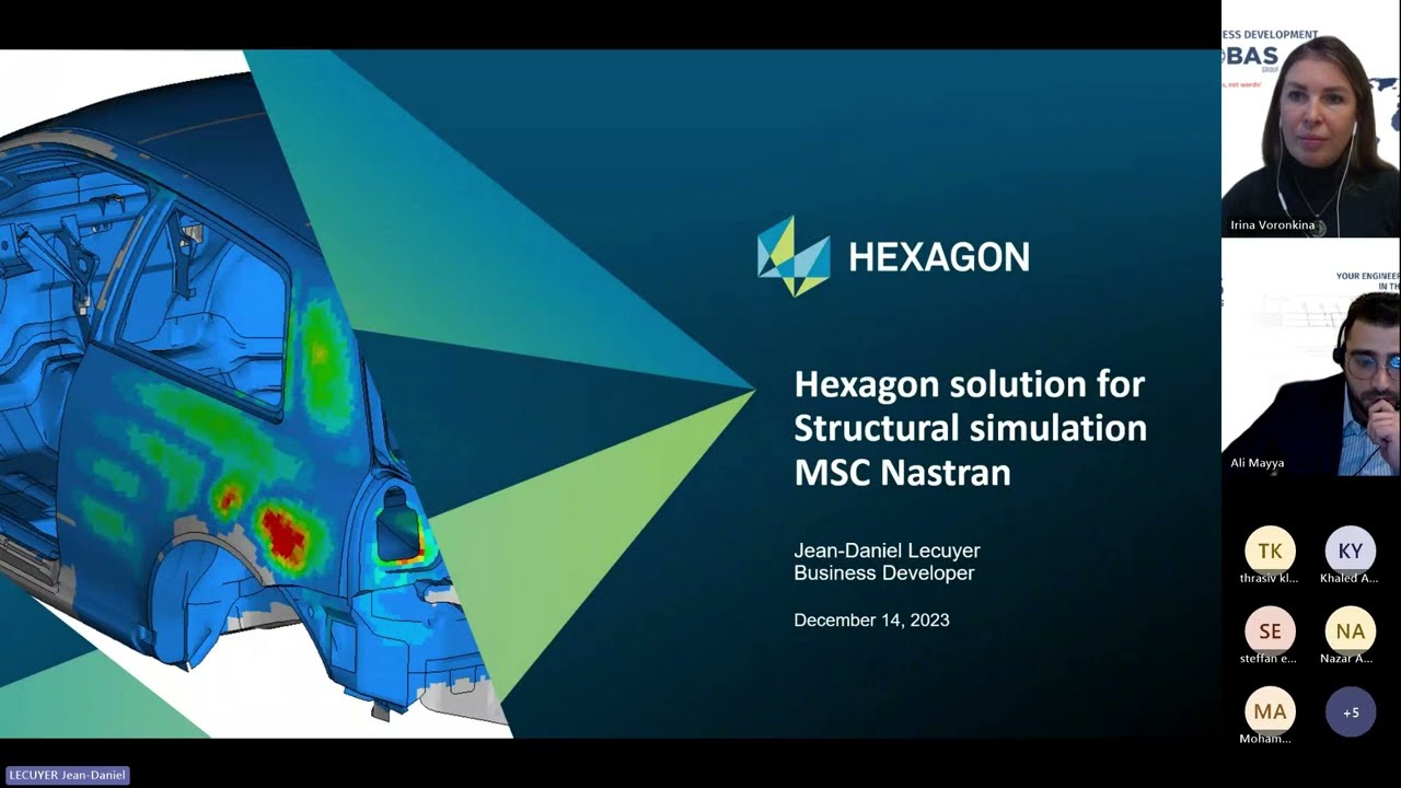 MSC Nastran structural analysis simulation