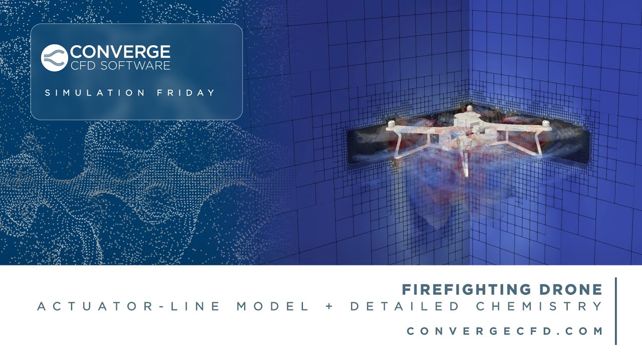 CONVERGE CFD fuel injector and spray simulation with detailed droplet tracking